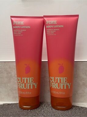 NWT PINK Victoria's Secret Cutie Fruity Body Lotion Set